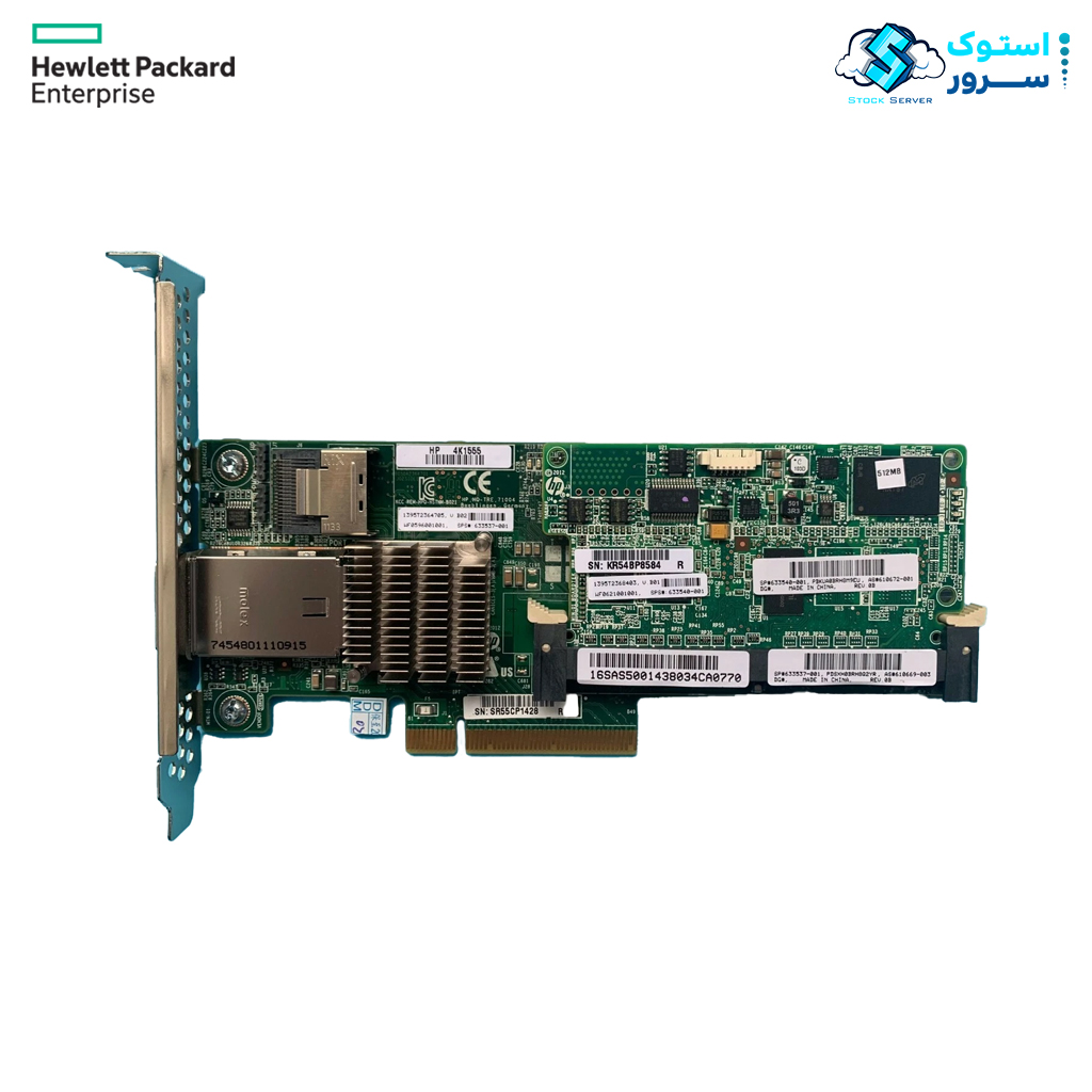 HP Smart Array P222512 FBWC 6Gb 1-port Int1-port Ext SAS 631667-B21 3