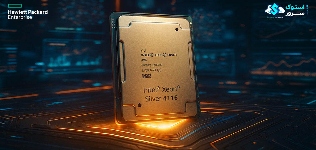 Intel Xeon Silver 4116 processor showing base frequency 2.10 GHz