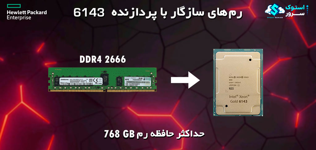 Intel Xeon Gold 6143 RAMs that are compatible with the CPU