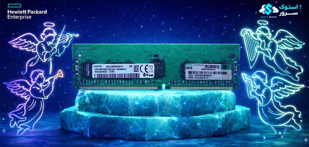 HPE 64GB DDR4-2400 enterprise server RAM module, registered ECC (PC4-2400)