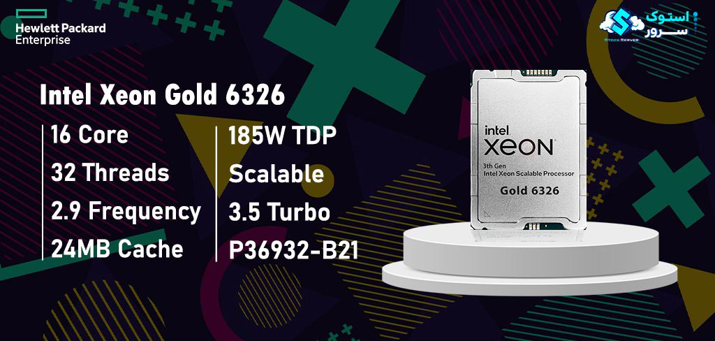 16-core Intel Xeon Gold 6326 CPU with 32 threads, 2.90 GHz base and 3.50 GHz turbo