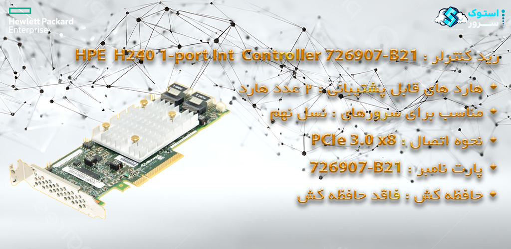 HPE P408i-p SR Gen10 12G SAS PCIe Plug-in Controller 830824-B21 2