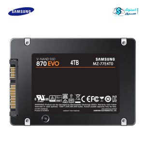 Samsung 870 EVO MZ-77E4T0 4TB SATA 6Gb/s 2.5inch SSD