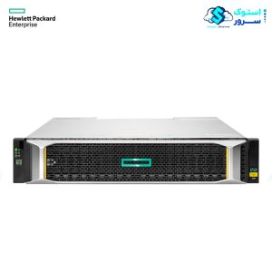 Front view of HPE MSA 2062 24SFF enterprise storage system