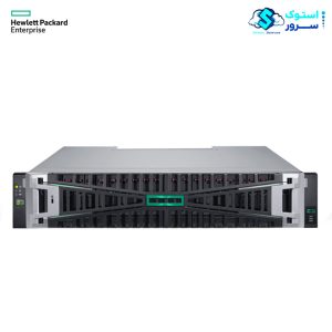 Front view of HPE MSA 2070 24SFF storage array with 24 SFF drives