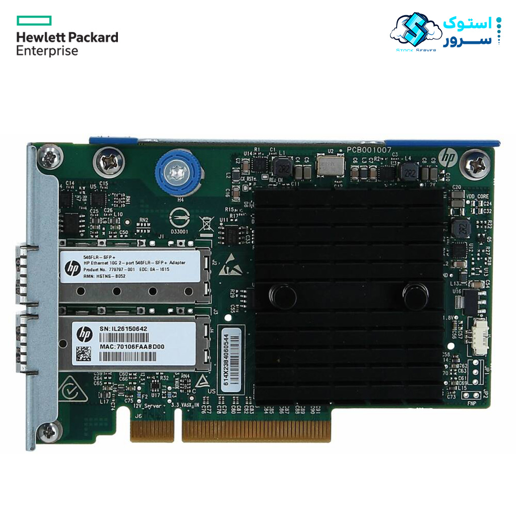 کارت شبکه HPE Ethernet 10Gb 2-port 546FLR SFP+ 779799-B21