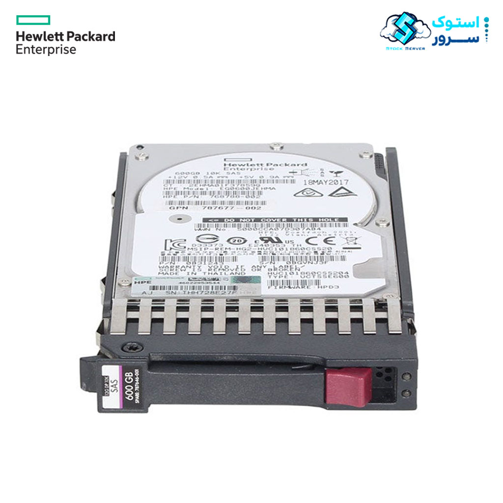 هارد استوریج (J9F46A) HPE MSA 600GB 12G SAS 10K SFF