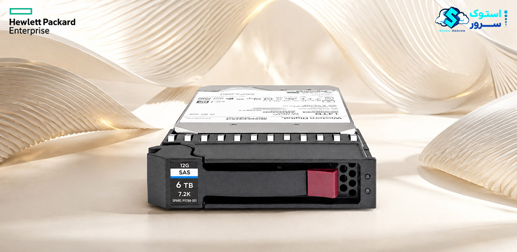هارد HPE MSA با ظرفیت 6 ترابایت، رابط 12G SAS، سرعت 7200RPM و فرم‌فکتور LFF مناسب برای ذخیره‌سازی سازمانی و آرشیو داده‌ها