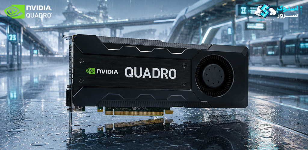 کارت گرافیک NVIDIA Quadro K5200 با 8 گیگابایت حافظه GDDR5 و رابط PCIe مناسب برای طراحی سهبعدی، رندرینگ و کاربردهای حرفهای