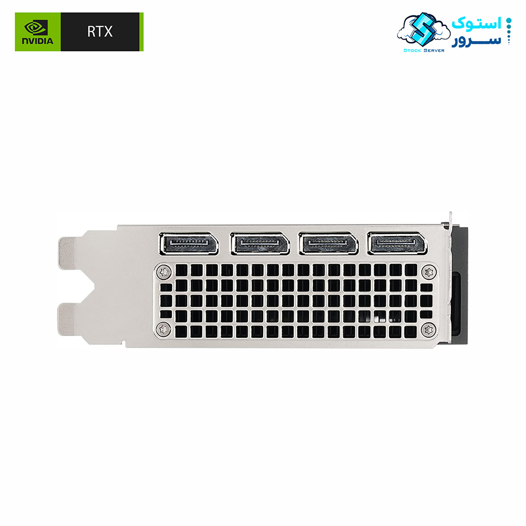 پورت های ورودی کارت گرافیک NVIDIA RTX A5500 20GB PCIE GPU
