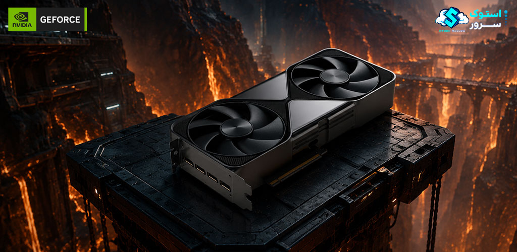 نمای فنی از NVIDIA RTX PRO 6000 Blackwell با تمرکز بر رندرینگ پیشرفته، شبیهسازیهای صنعتی و پردازشهای مبتنی بر AI در سطح سازمانی