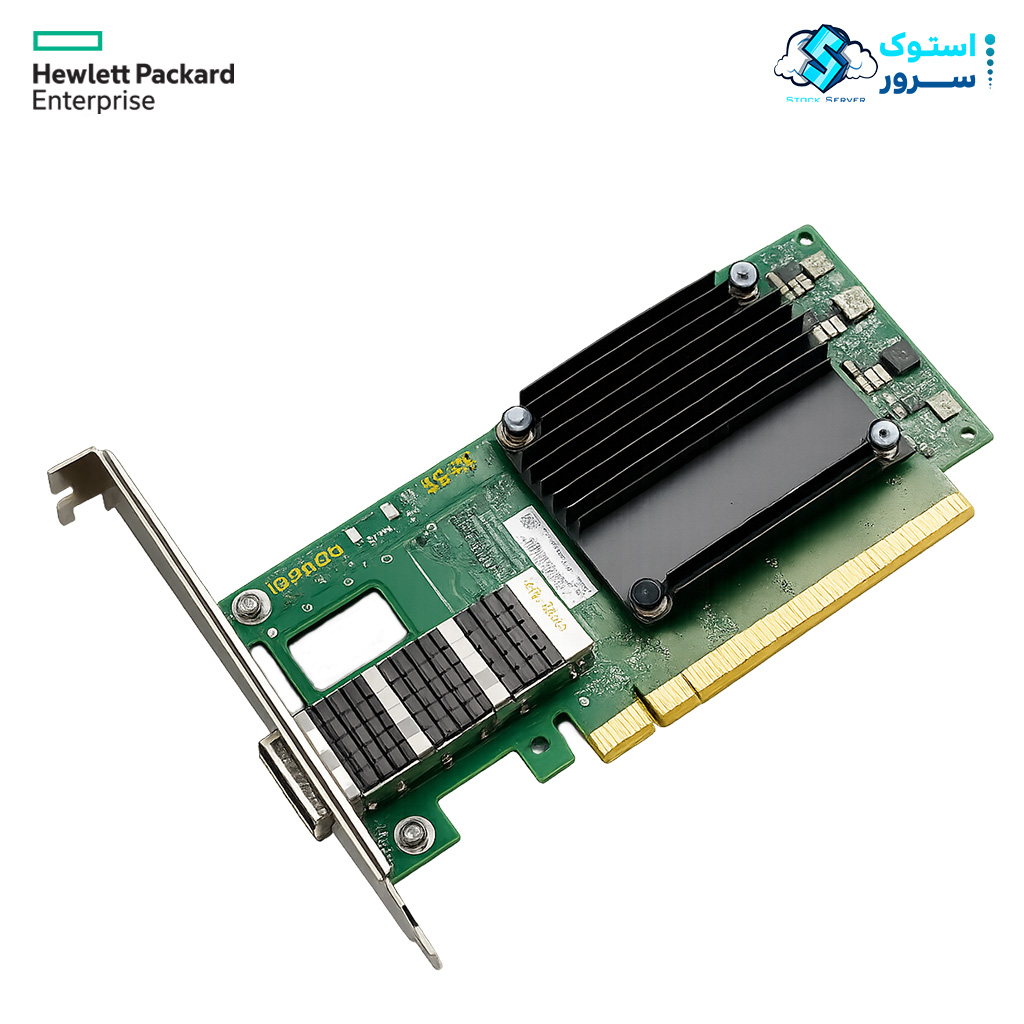 کارت شبکه HPE Mellanox MCX623105AS-VDAT Ethernet 200Gb 1-port QSFP56 P10180-B21
